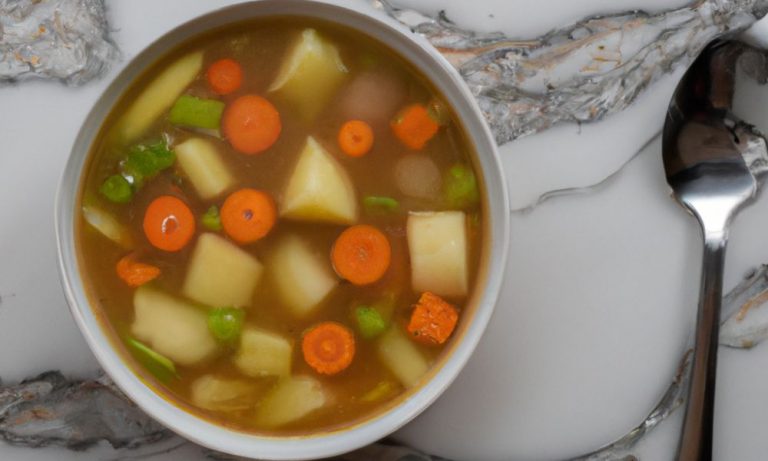 receta de sopa de verduras baja en grasas y calorías